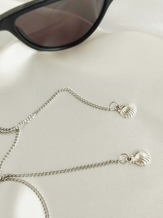 Shelby αλυσίδα γυαλιών silver