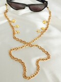 The Beach αλυσίδα γυαλιών gold